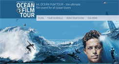 Desktop Screenshot of oceanfilmtour.com
