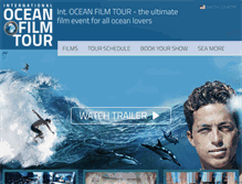 Tablet Screenshot of oceanfilmtour.com